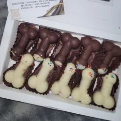 Penes de chocolates 