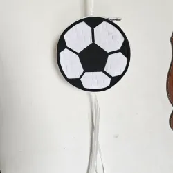 Mini piñata pelota fútbol