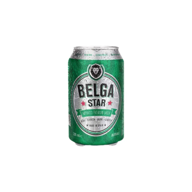 Cerveza lata 330ml Belga