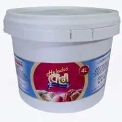 Helado de Dulce de Leche CID ( 4L ) Tina Plástica