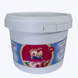 Helado de Fresa CID ( 4L ) Tina Plástica