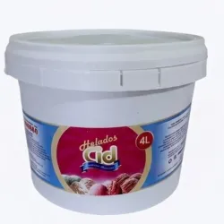 Helado de  Tiramisú CID ( 4L ) Tina Plástica