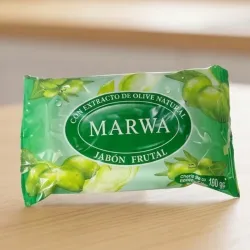 Jabón Frutal con Extracto de Oliva Natural Marwa 100g