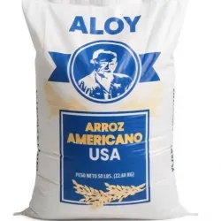 Saco de Arroz Americano Aloy Amber Blanco Premium - 50 lbs (22.68 kg)