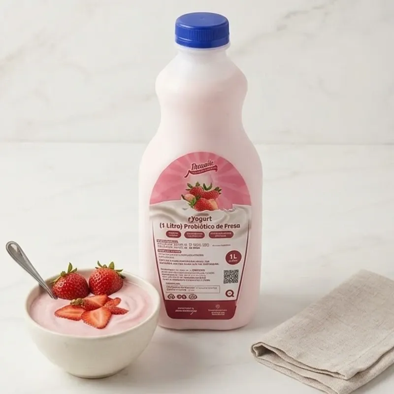 Yogurt (1 Litro) Probiótico Fresa CID