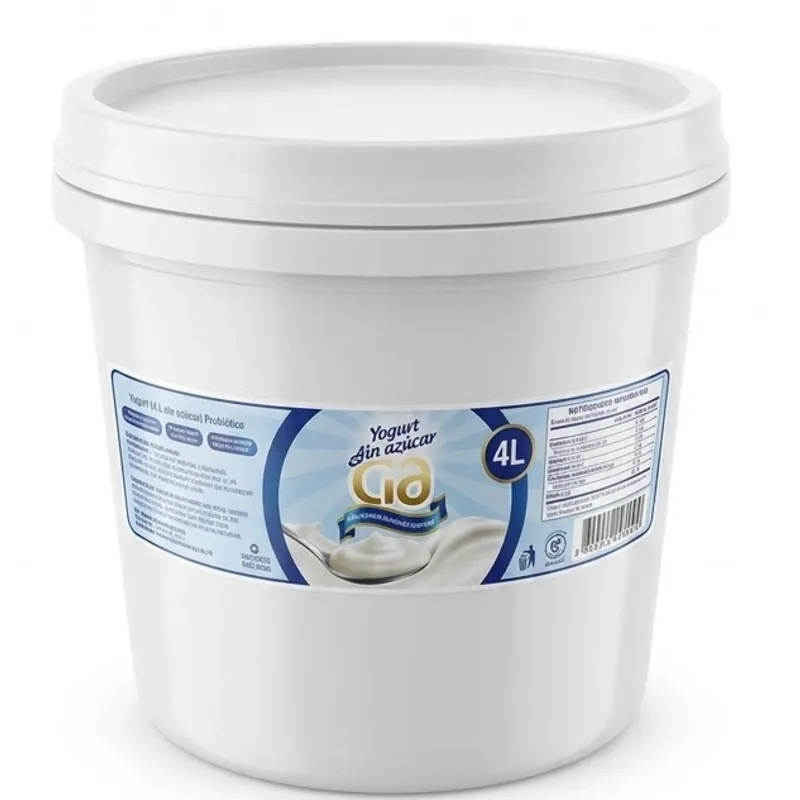 Yogurt (4 Litros sin azúcar) Probiótico Natural CID