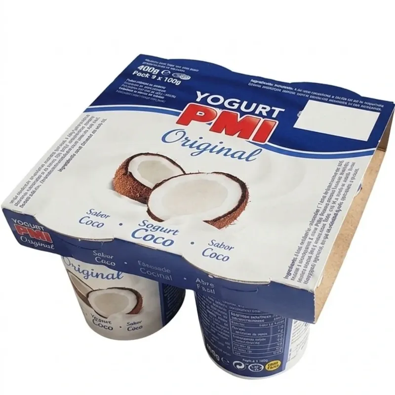 Yogurt PMI Sabor Coco ( Pack 4 x 125g )
