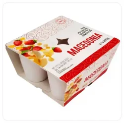 Yogurt Vasito (4) Sabor Macedonia Vima