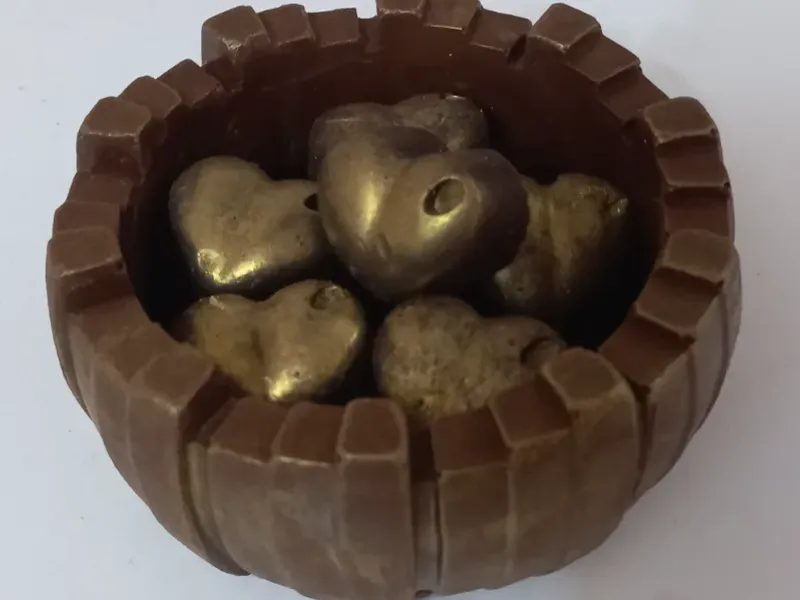 Cesta grande rellena