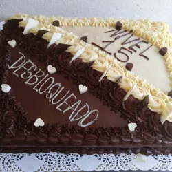 Bandeja de crema choco -vainilla 