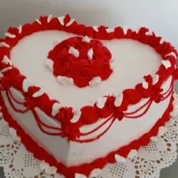 Cake de corazón ❤️