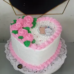 Cake de corazón 