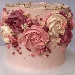 Cake de crema bombón