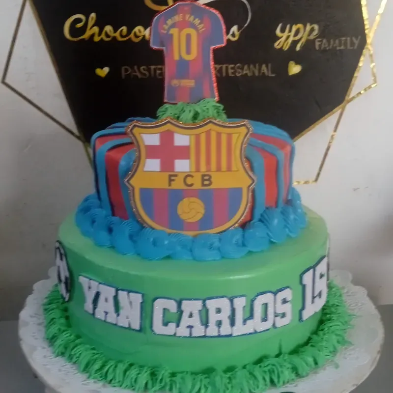 Cake temática fútbol