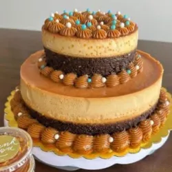 Choco Flan sobre piso