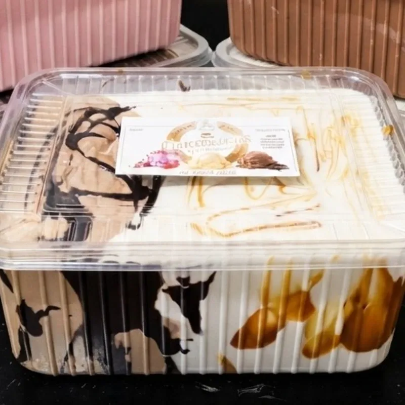 Rizado de chocolate y dulce de leche