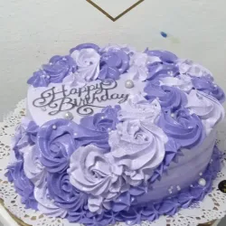 Tres delicias de rosetones malva