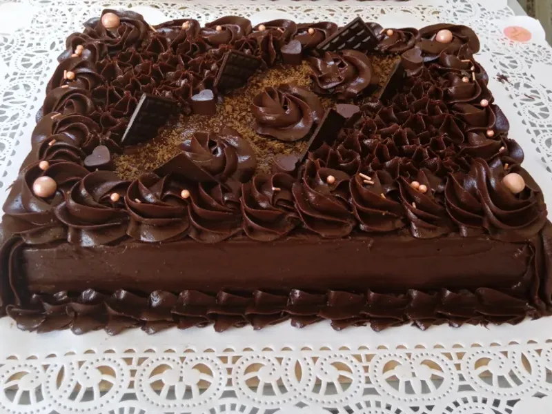 Cake de crema pastelera 