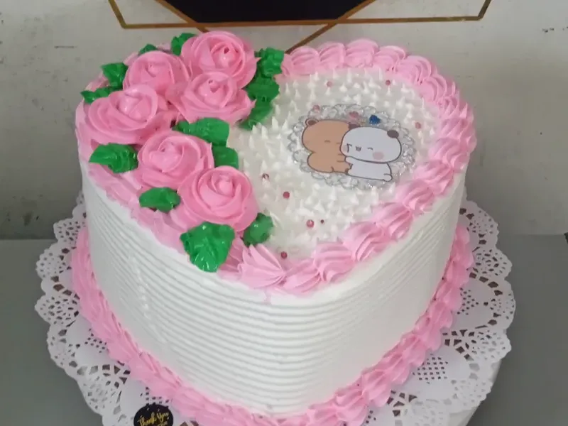 Cake de corazón 