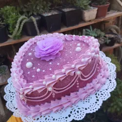 Cake de corazón 