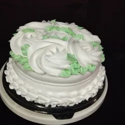 🎂 Cake decorado con relleno de limón
