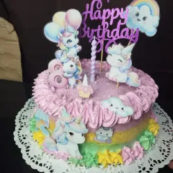 🎂 Cake Unicornio Encantado 🦄
