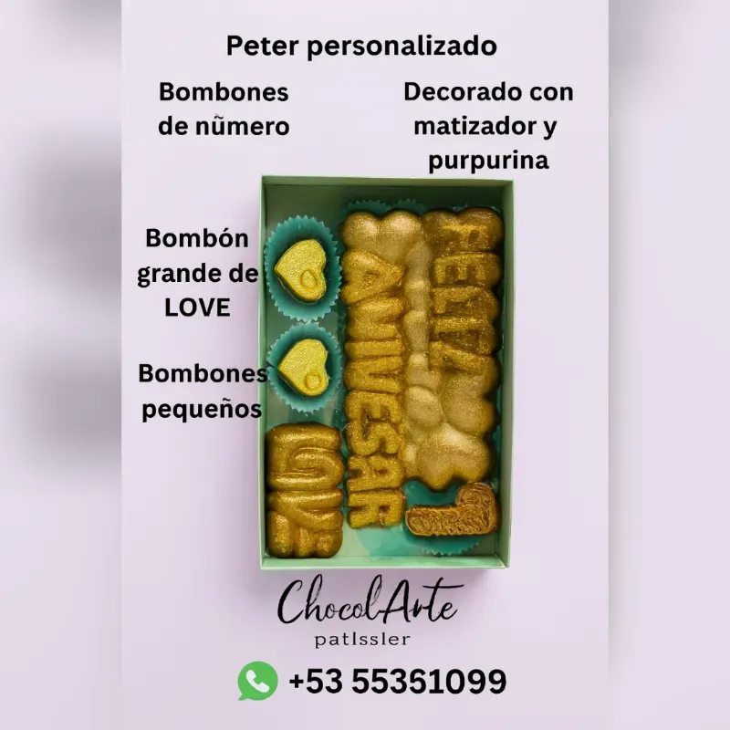 🎉 Caja de Bombones – Feliz Aniversario  