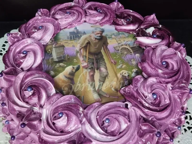 Cake temática santos 