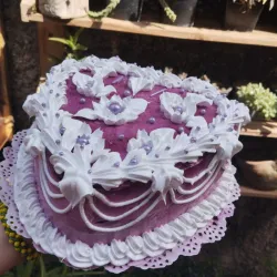 Corazón con flores 