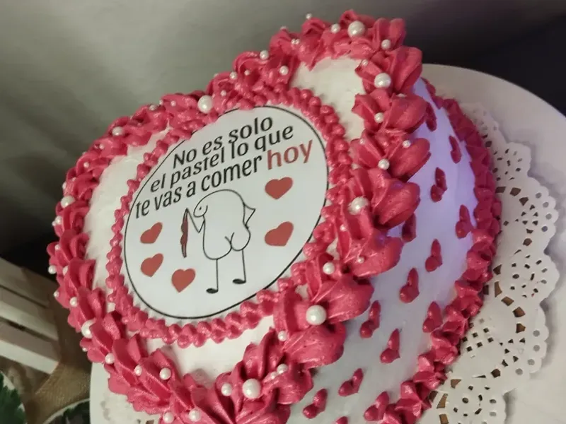 Mini Cake de corazón 