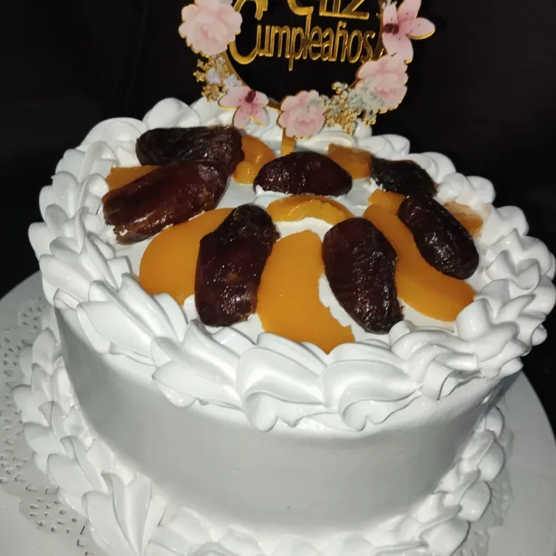 Mini Cake de melocotón & dátiles 