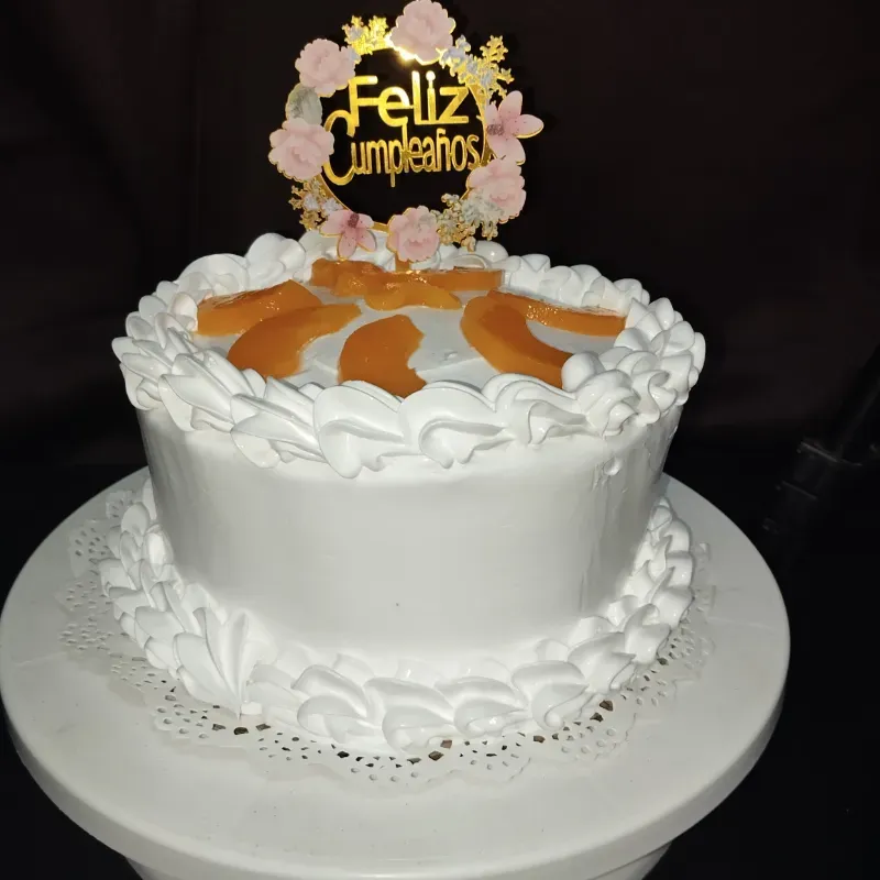 Mini Cake de  Melocotón en doble expresión 🍑✨  