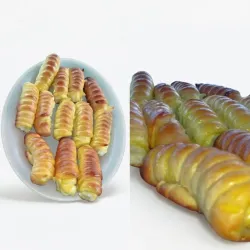 Brioche espiral arandanos 🫐