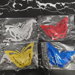 Set de 3 mariposas de varios tamaños 