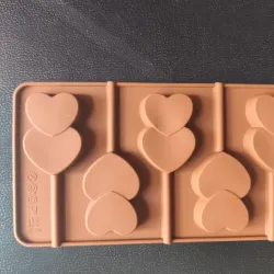 Molde paleta corazon