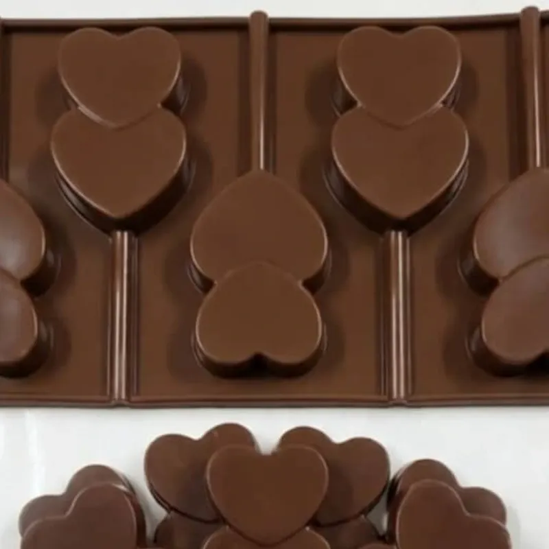 Paquetes de 100 paletas de pasta de chocolate