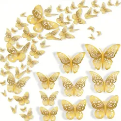 Set de 12 mariposas 