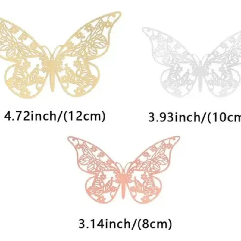 Set de 12 mariposas