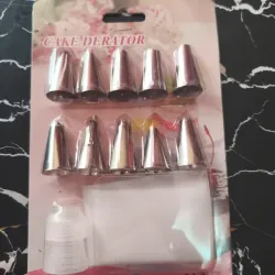 Set de boquillas con acoplador y manga