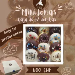 Caja con Minidonas Glaseadas