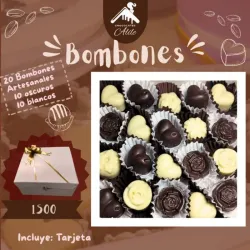 Caja Regalo, 20 bombones rellenos