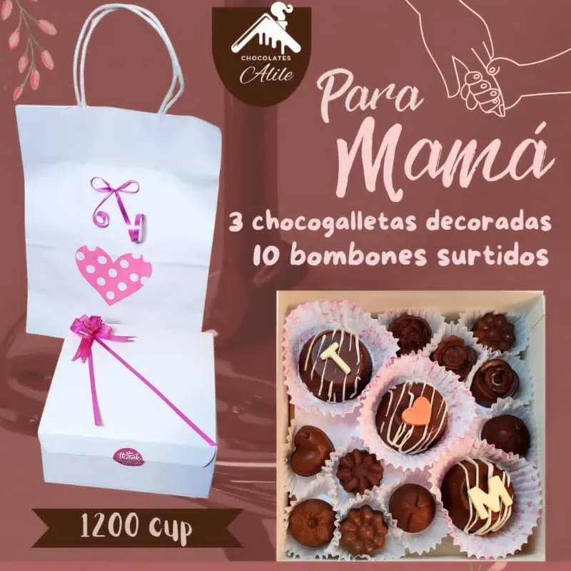 Caja Regalo Bombones y Chocogalletas