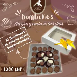 Caja Regalo con 21 Bombones