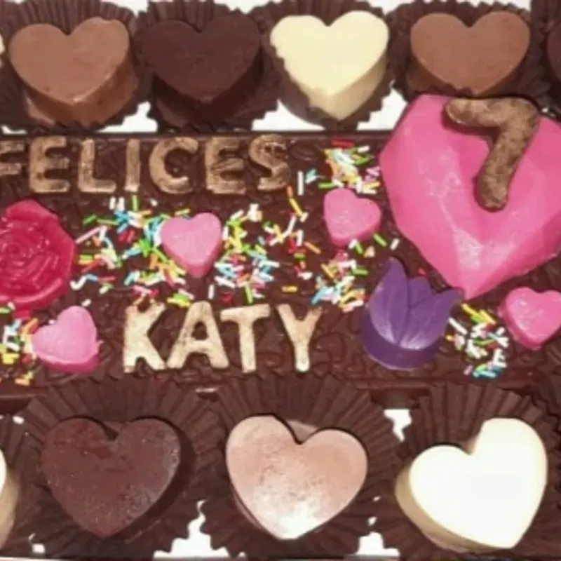 Caja de bombones personalizada 
