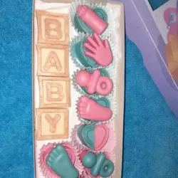 Caja de bombones temática Baby Showers # 1