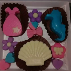 Caja de bombones temática marina