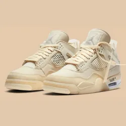 Air Jordan 4 x Off-Withe "Sail"