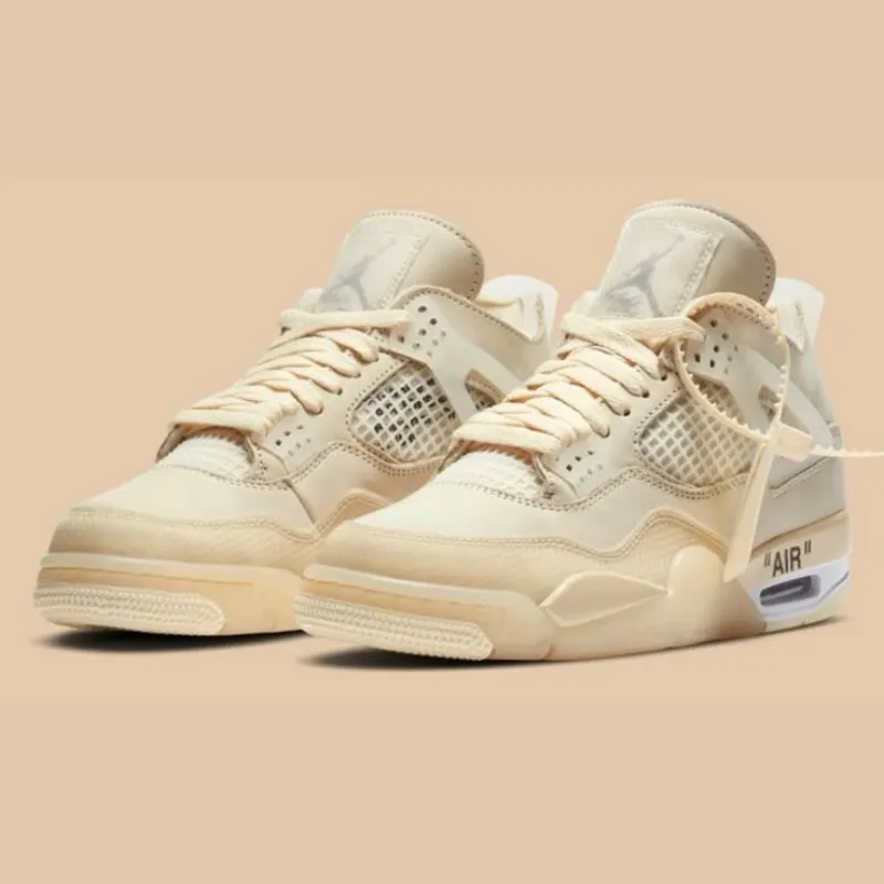 Air Jordan 4 x Off-Withe "Sail"