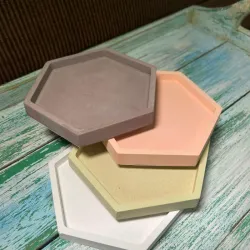 Bandeja hexagonal