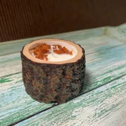 Vela aromática recipiente Tronquito